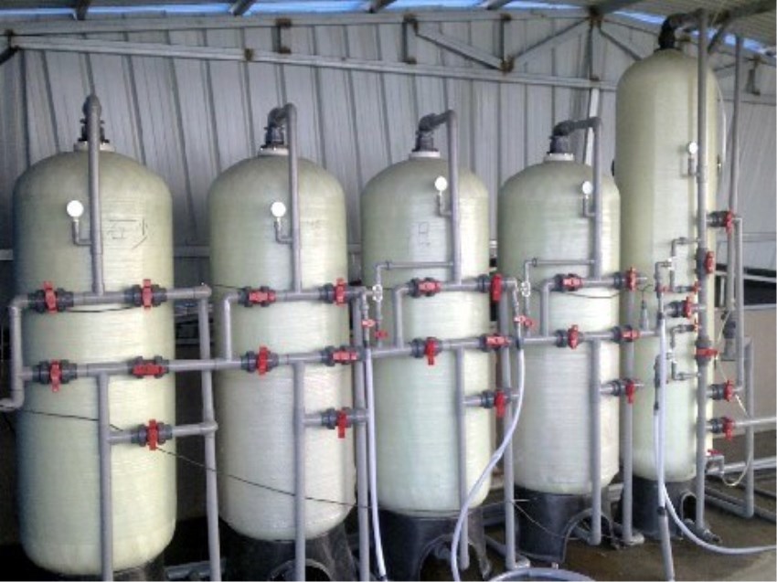 8吨每小时5塔过滤纯水机/离子交换+混床系统/混床超纯水机