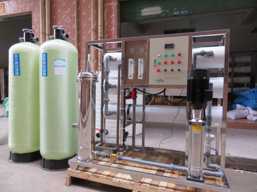 真空镀膜厂清洗用反渗透超纯水系统,纯水设备