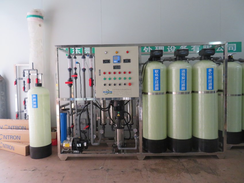 双级反渗透+EDI高纯水制取设备 电阻率15兆欧以上