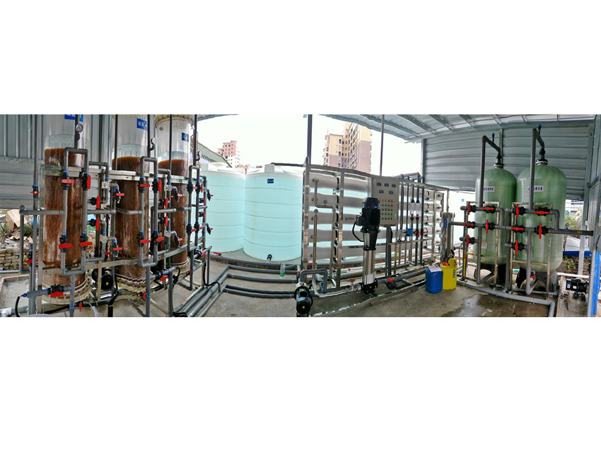 15T/H反渗透加混床超纯水处理 电阻率15兆欧