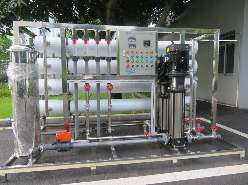 二级反渗透纯净水设备_电导率5us以下双级反渗透