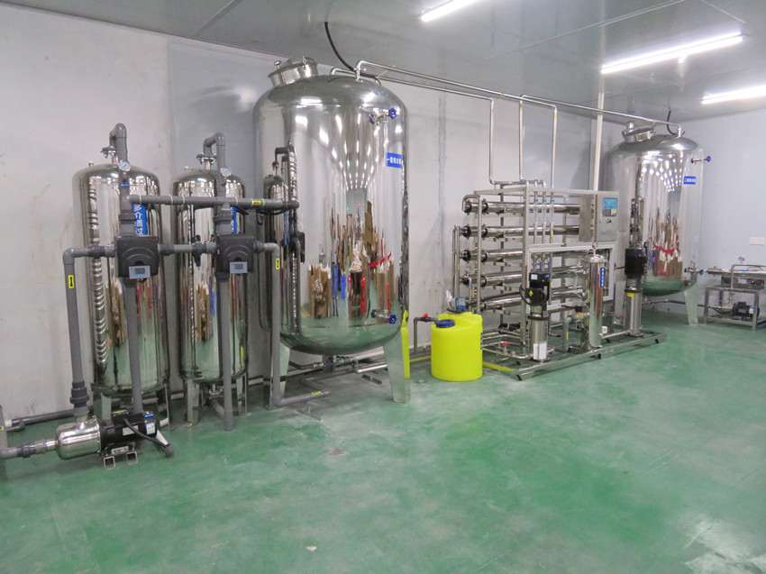 两级反渗透水处理设备,2吨/小时二级反渗透纯化水设备
