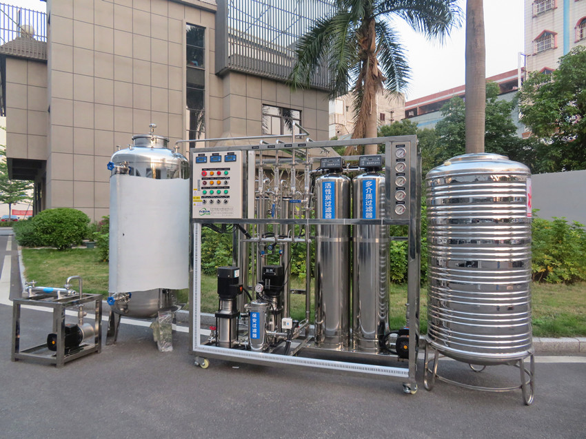 一类二类医疗器械用无菌双级RO纯化水设备_250L/H全自动纯化水系统