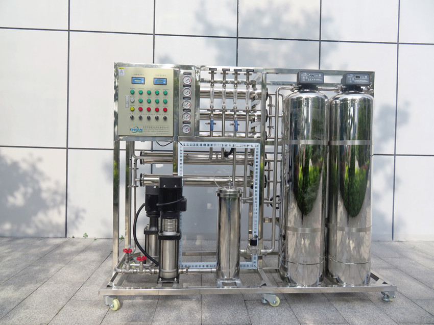 500L/H二级反渗透水处理设备_医用口罩生产用纯化水设备
