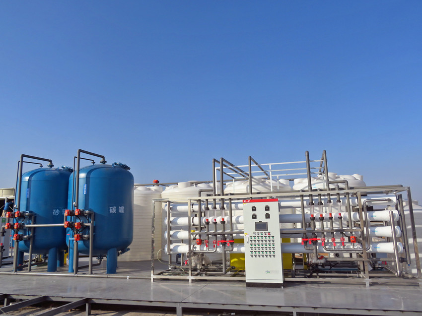 20吨一级反渗透+15吨二级反渗透纯水设备_大型反渗透