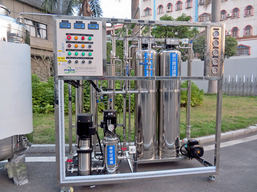 0.25T/H二级反渗透纯化水系统_不锈钢304全自动二级反渗透设备